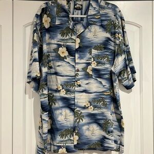 Tommy Bahama men’s large hawaiin shirt 100% rayon‎